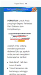 Mobile Screenshot of caramengobatidiabetesmelitus.net